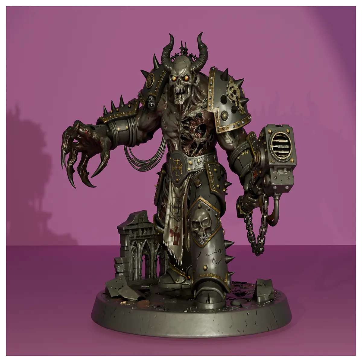dnd miniatures printable skull resin wargaming tabletop