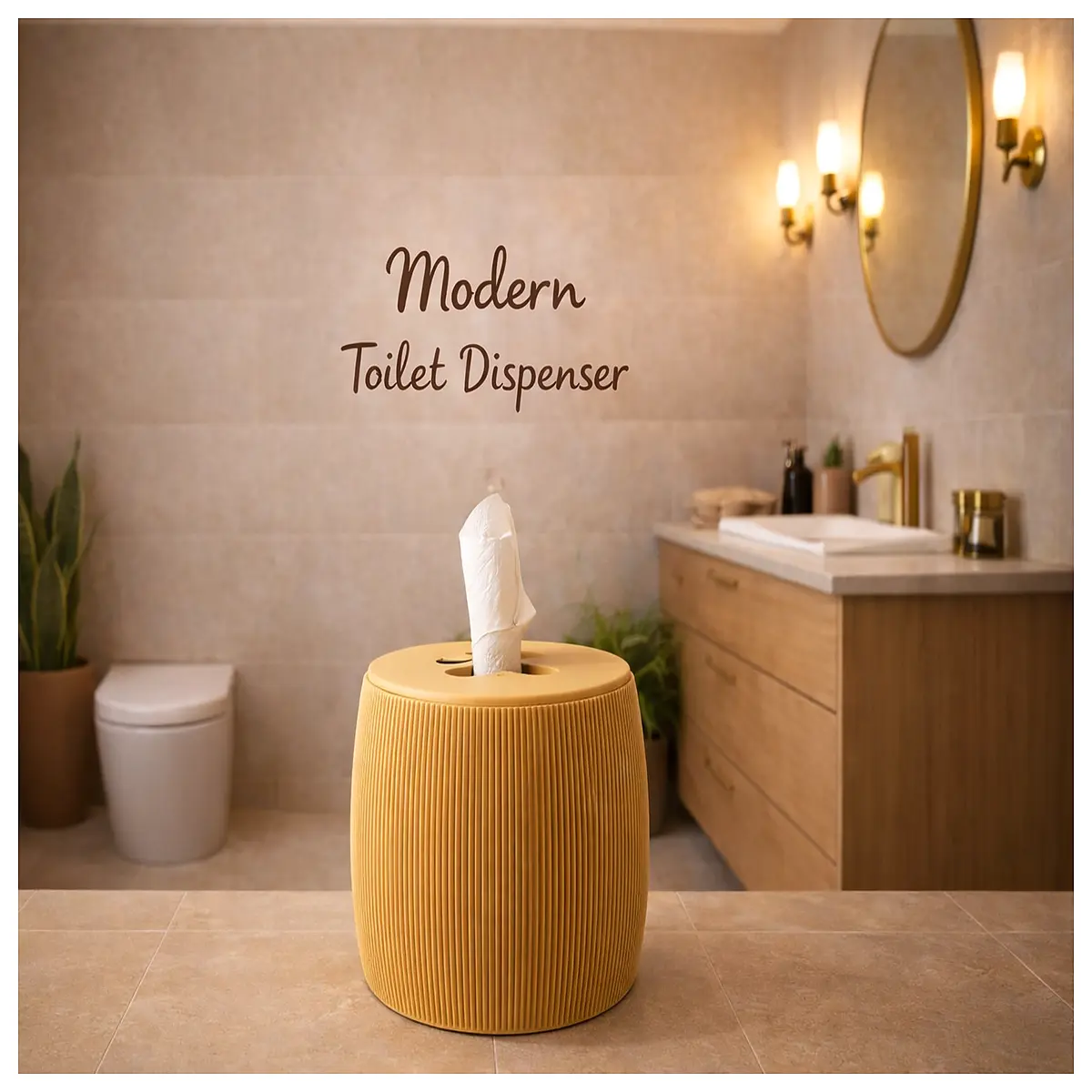 modern bathroom toilet paper holder wall mounted roll dispenser stylish tissue rack for home decor