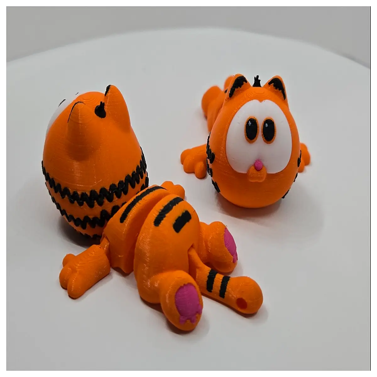 movable plush toy articulated jointed cat doll collectible kids