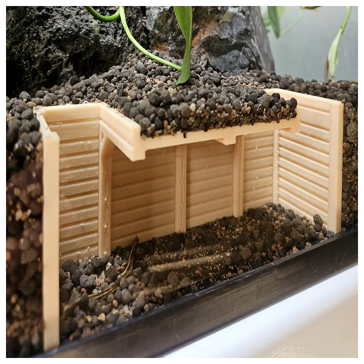aquarium cave hideout for fish shrimp crab natural rock resin hiding spot freshwater tank decoration shelter