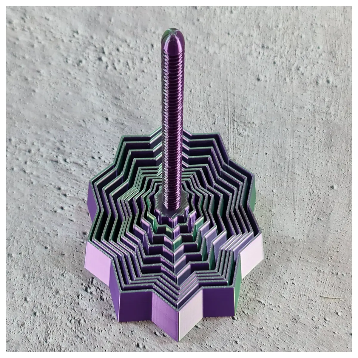 fidget spinner with handle star shaped stress relief toy for anxiety and