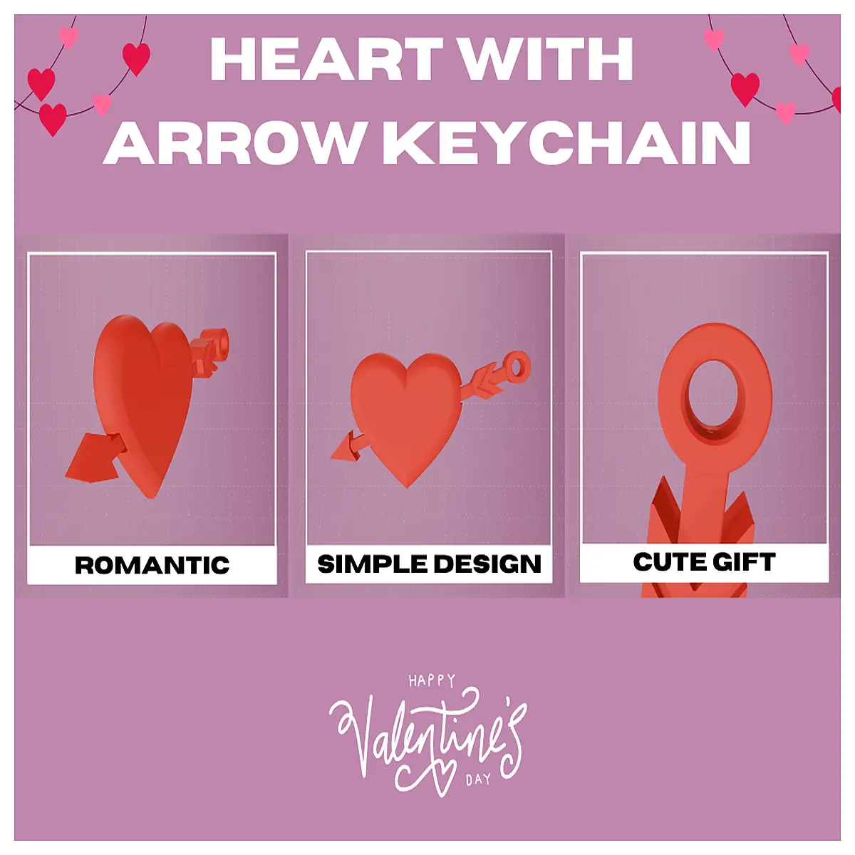 cute arrow sticker vinyl decal for laptop water bottle phone case love symbol design romantic gift idea