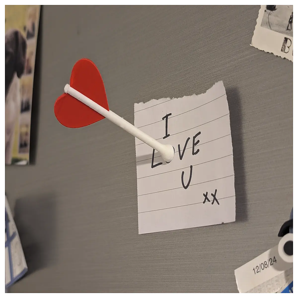 valentines day magnet for fridge cupid arrow romantic her him cute love themed kitchen decor souvenir