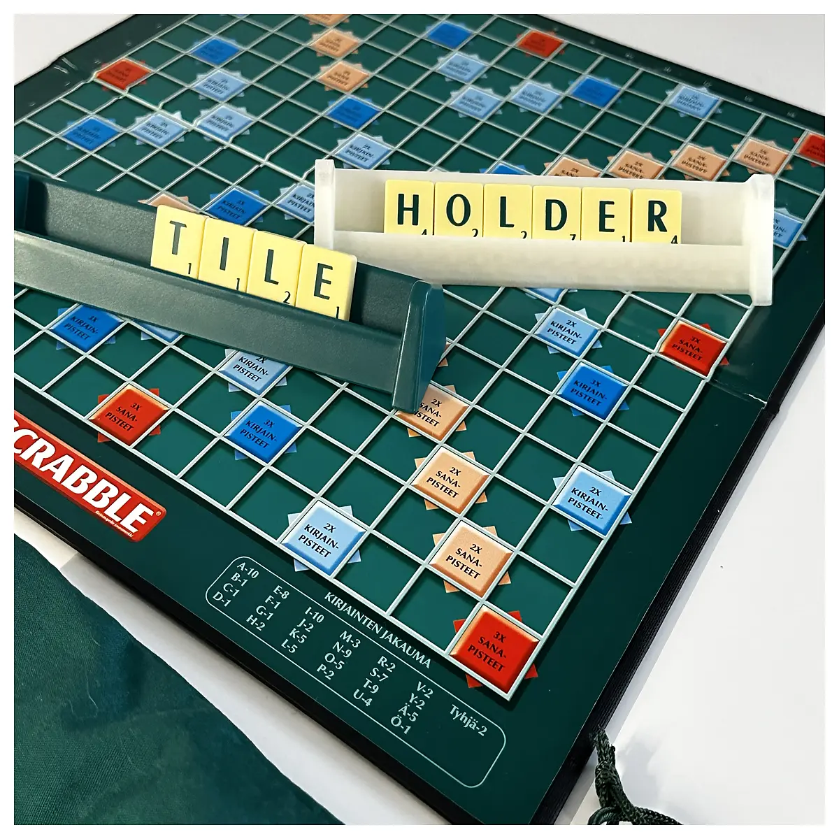wooden letter tile racks for scrabble games tabletop word game organizers with compartments