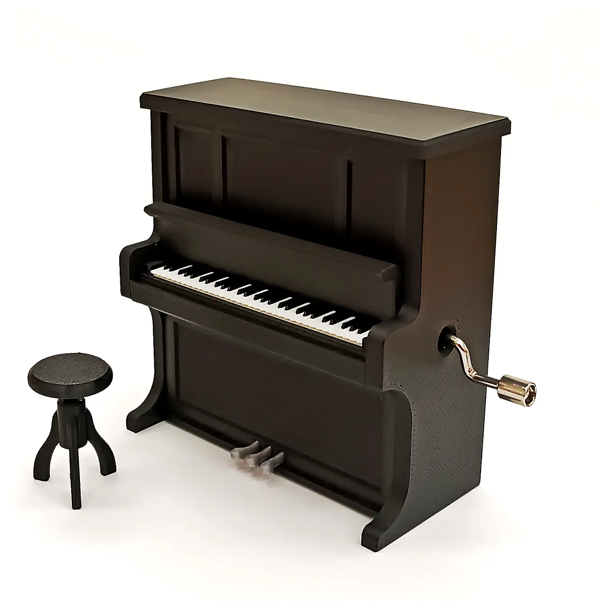 upright piano bench with built in music box mechanism replacement parts for k014 k015 models automatic winding cylinder