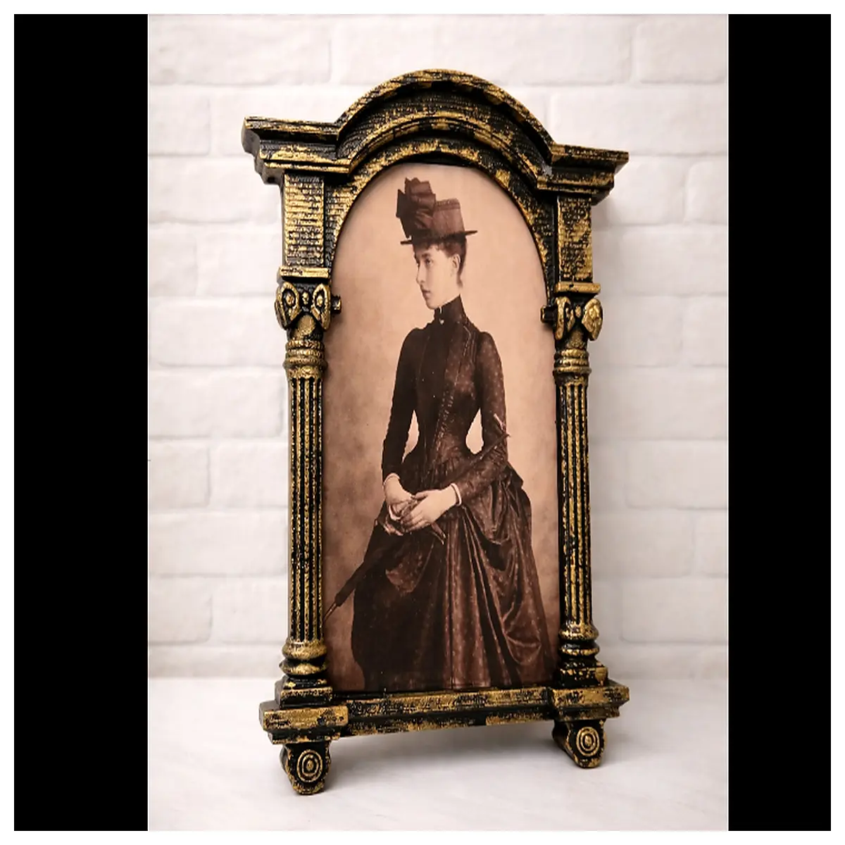 arched cathedral frame for wall art gothic style photo vintage religious holder ornate church window picture frame