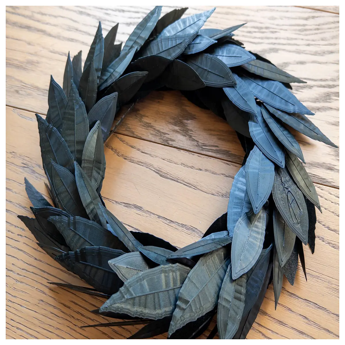 artificial bay leaf wreath for door faux eucalyptus greenery garland rustic farmhouse kitchen decor hanging botanical plant wall art