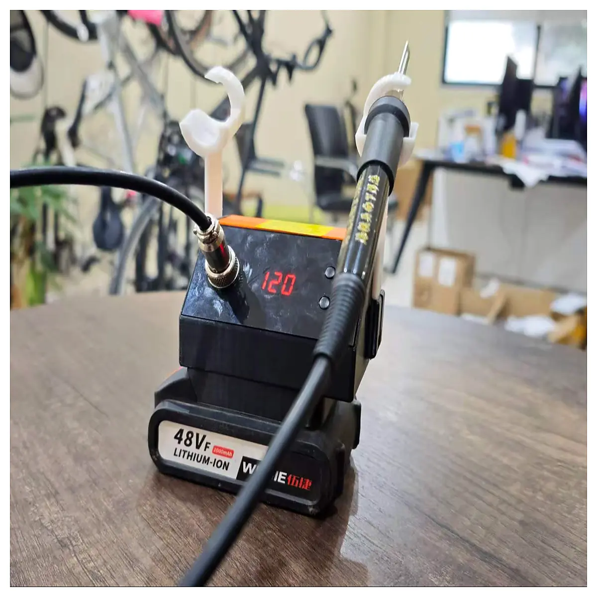 t12 soldering iron tip holder compatible with dayi dewei type c dc power supply for electronics repair tool