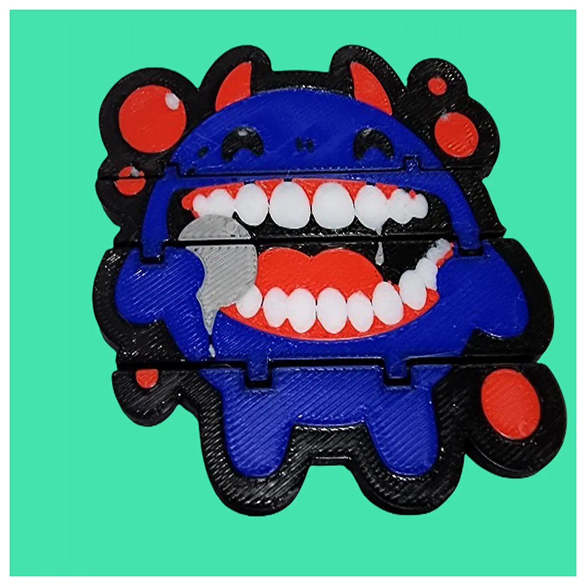 interactive bubble eating toy moving mouth snack dispenser funny stress relief fidget gadget for kids party favors
