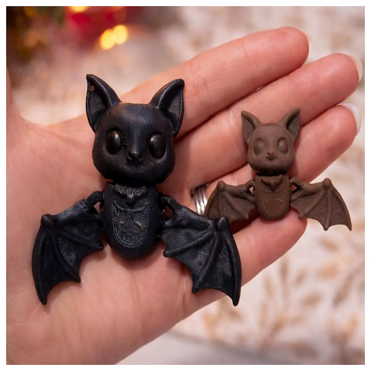 articulated bat toy flexible joints movable wings for kids play
