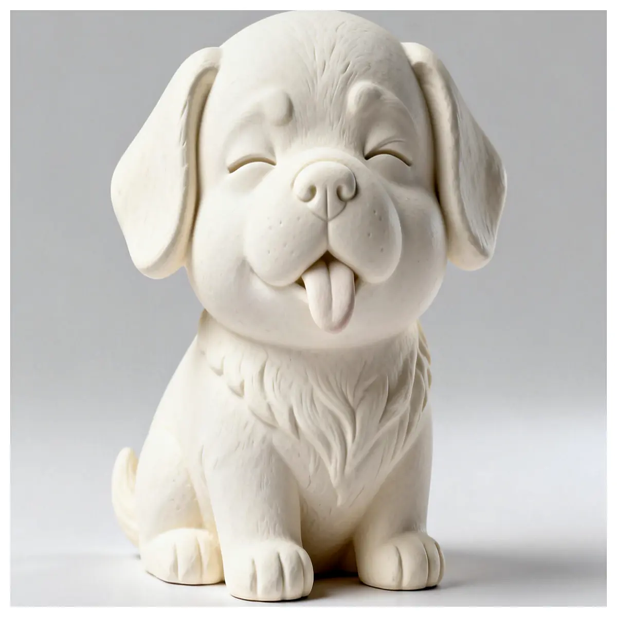 cute labrador puppy statue figurine home decor garden ornament resin dog sculpture pet lovers