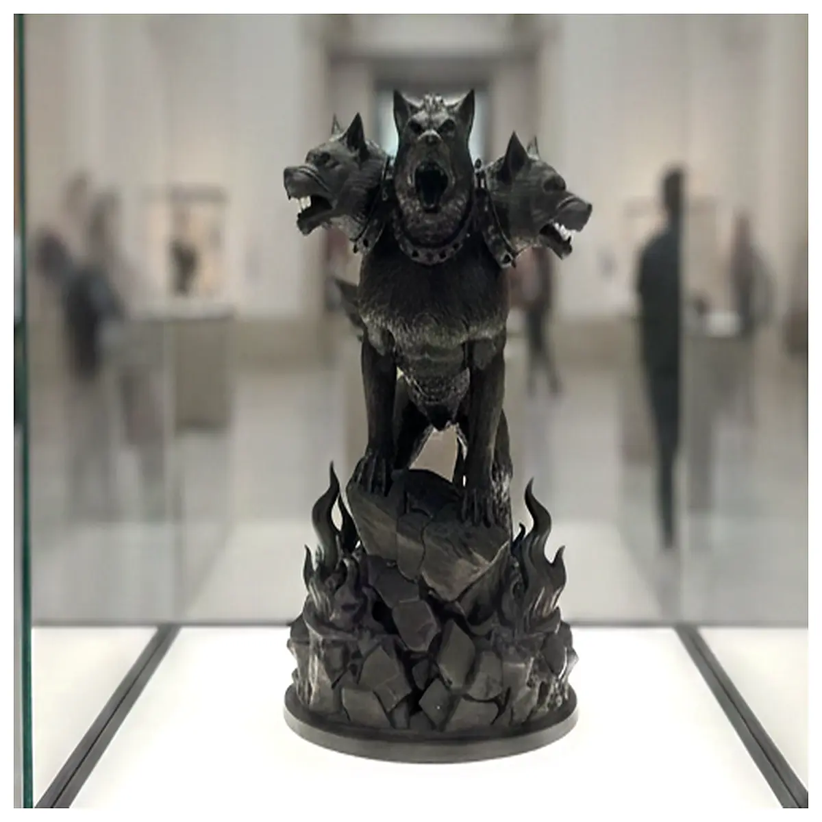 cerberos of the underworld mythological statue resin figurine dark fantasy home decor collectible gamers