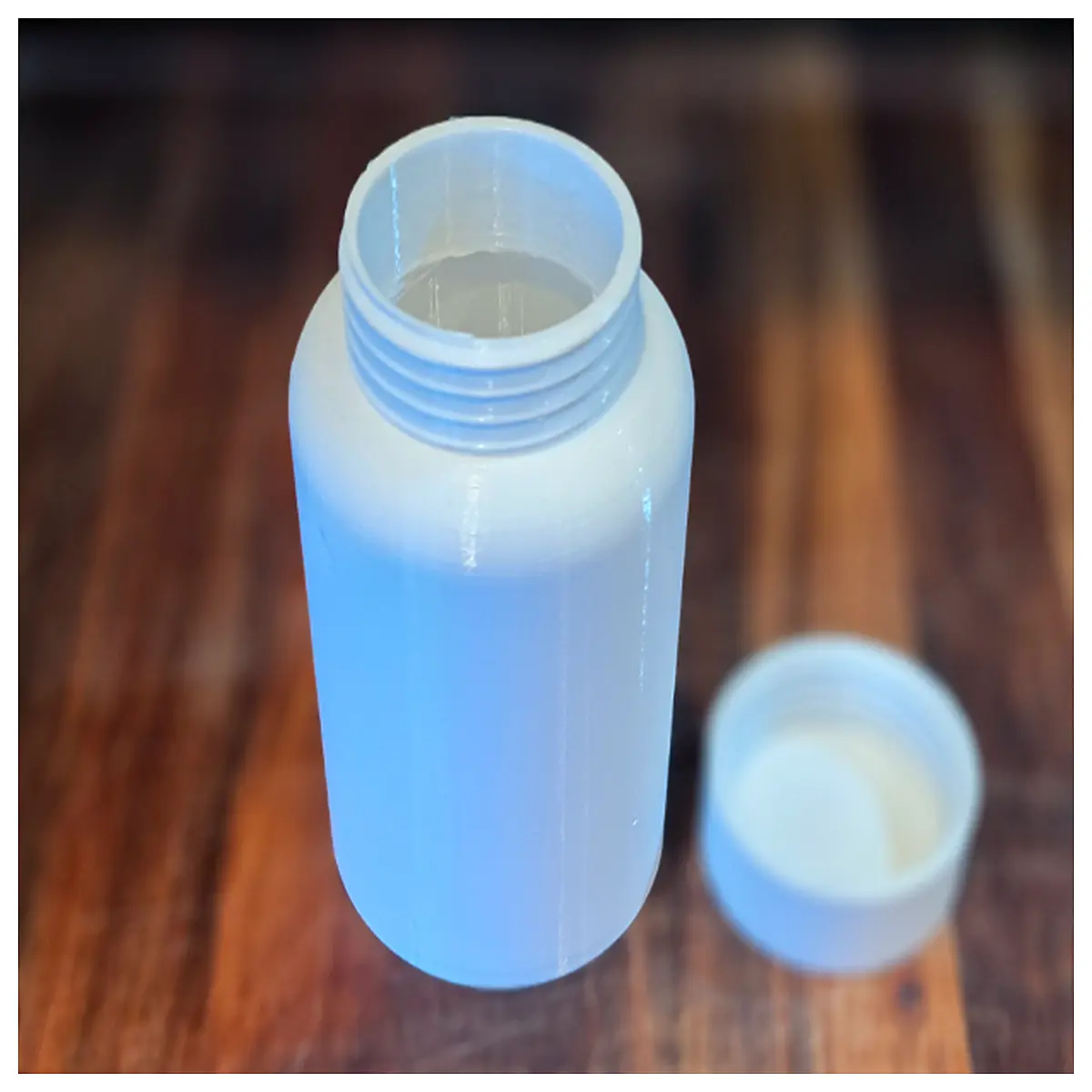 m40x3 threaded storage jar with screw cap leak proof sample container for lab reagents and industrial parts organization