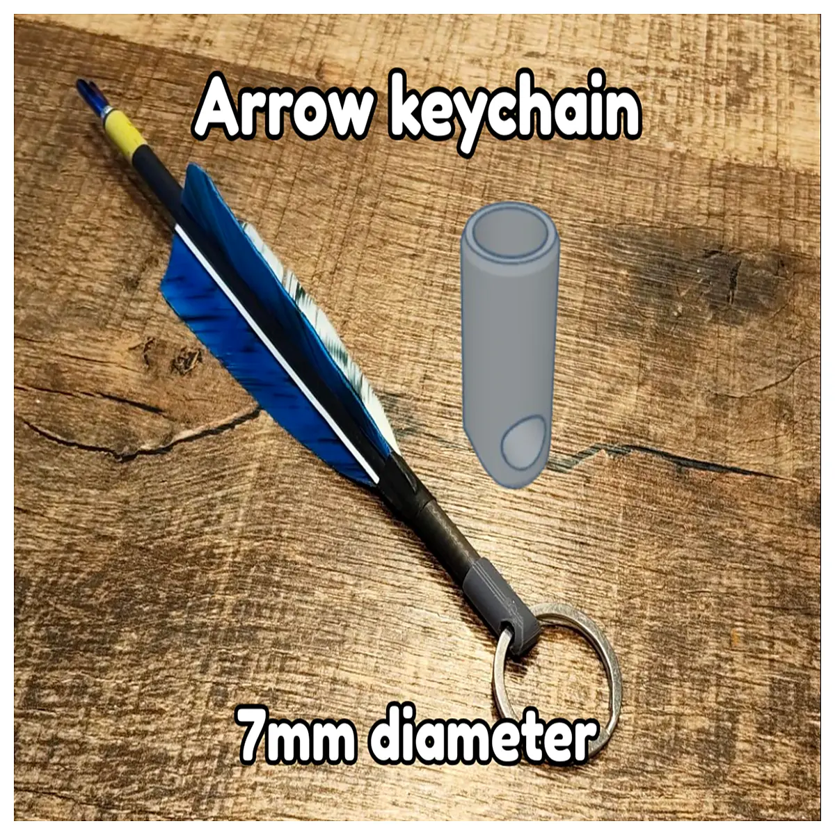 broken arrow keychain adapter mount for tactical gear survival tools