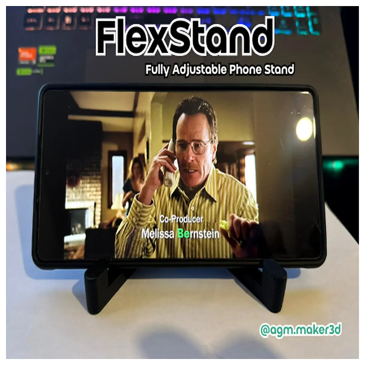 flexible phone holder for bed desk car adjustable mount grip