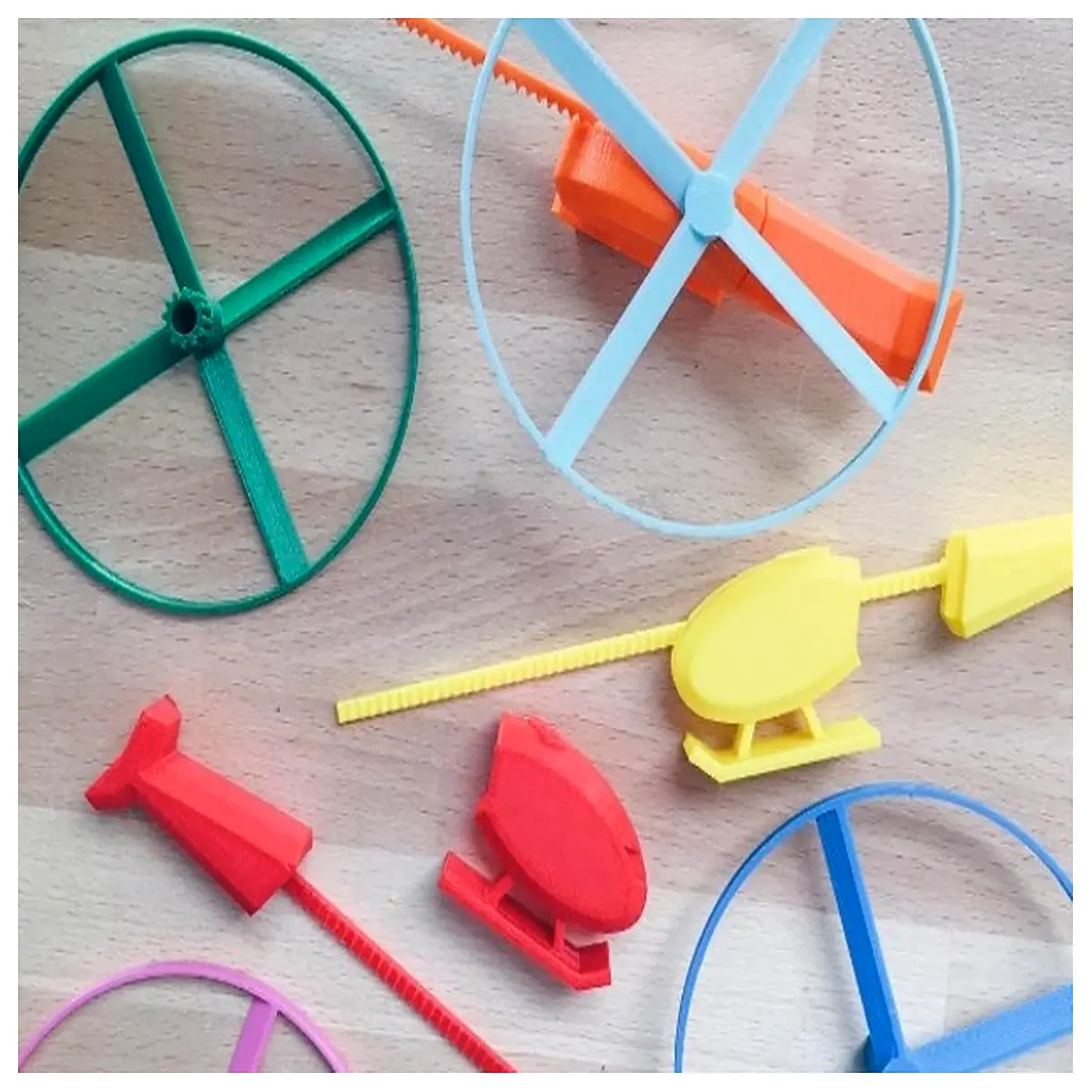 pull string copter toy for kids outdoor flying helicopter spinning top party favor