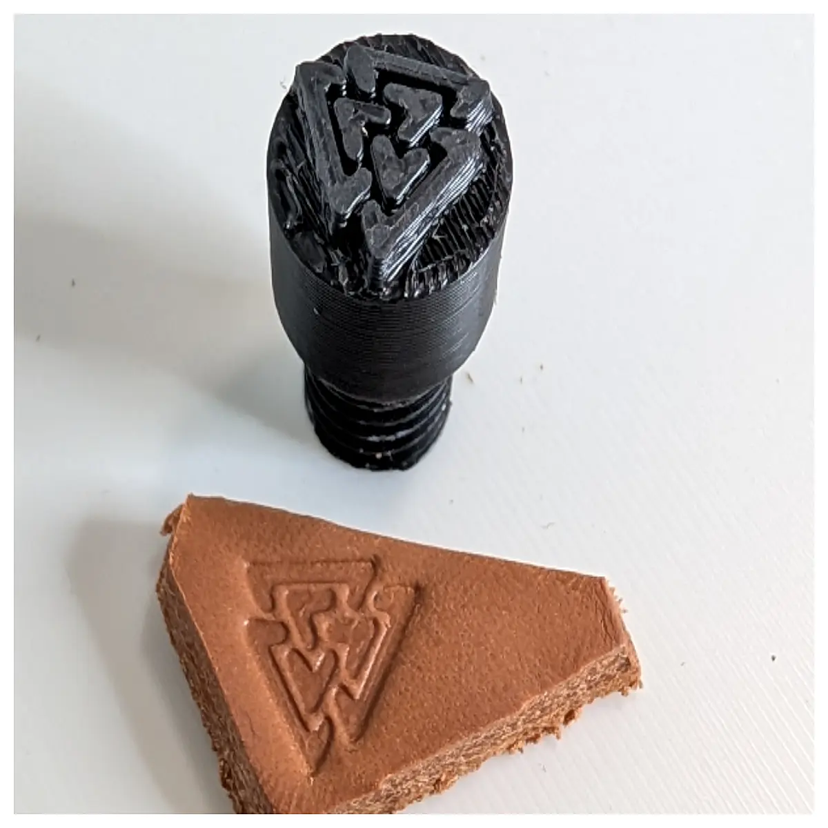 norse mythology leather stamping tool valknut symbol embossing die for diy crafts handmade jewelry making