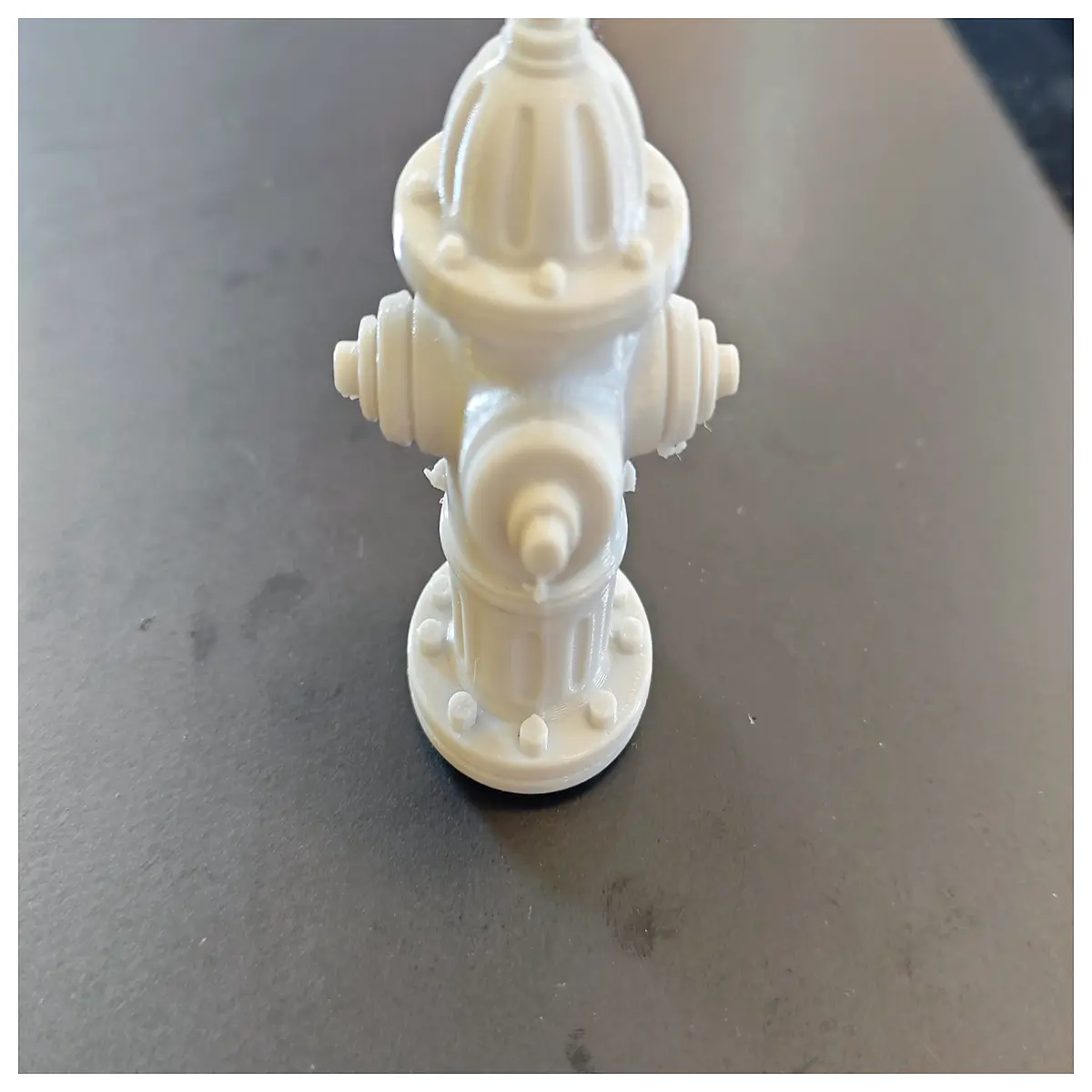miniature fire hydrant for desk decoration small scale resin figurine beginner friendly easy paint project cute home office accessory