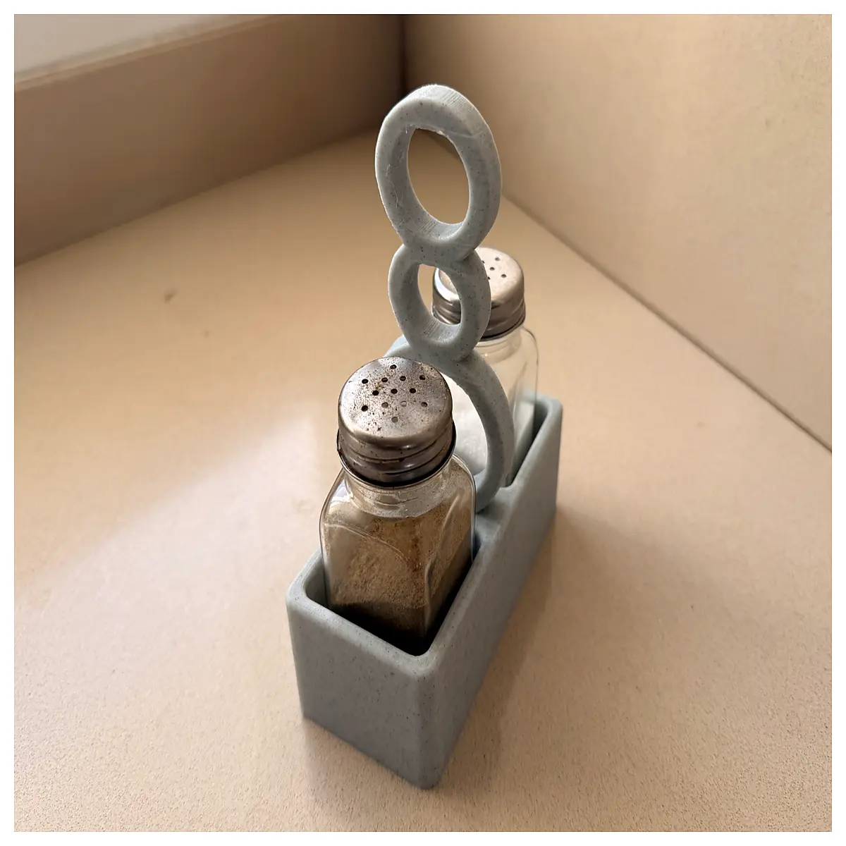 kitchen countertop spice rack organizer for salt and pepper shakers storage holder