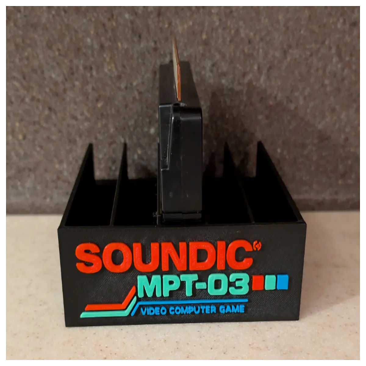 soundic mpt 03 console holder for video game box organizer shelf