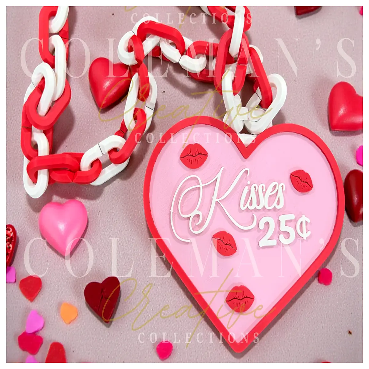 quarter kiss campaign necklace 25 cent love charm pendant political fundraising jewelry gift quarter coin locket on chain