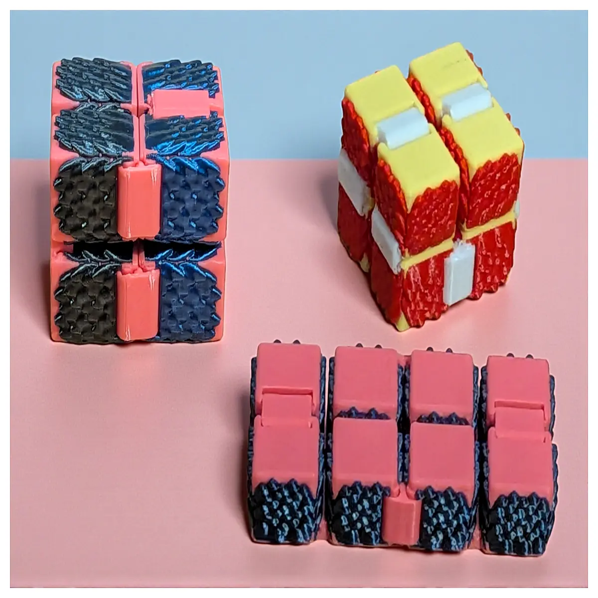 infinite dragon scale cube puzzle toy anti stress fidget spinner brain teaser for adults kids