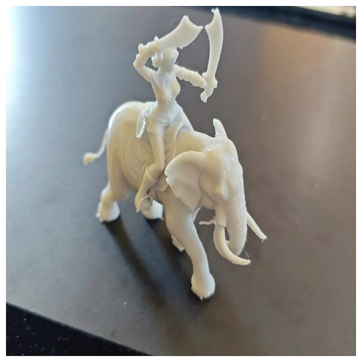 printed elephant figurine for beginners easy assembly toy static statue for kids and collectors