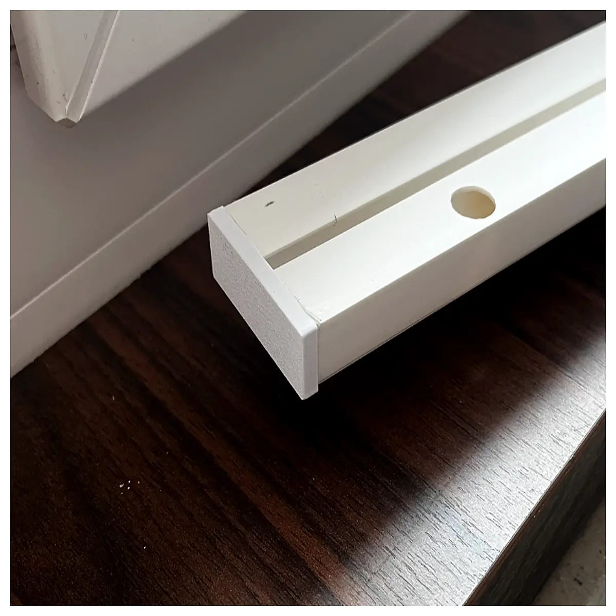 gardinia simple end cap plastic pipe fitting cover obi hardware store