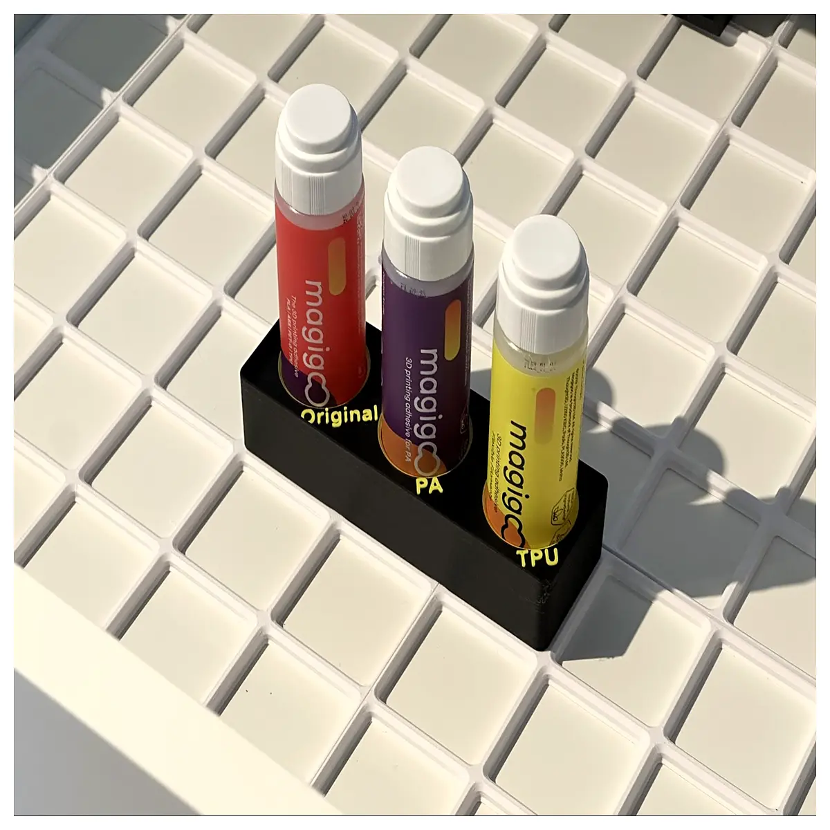 gridfinity organizer bins for magigoo glue stick holder print storage