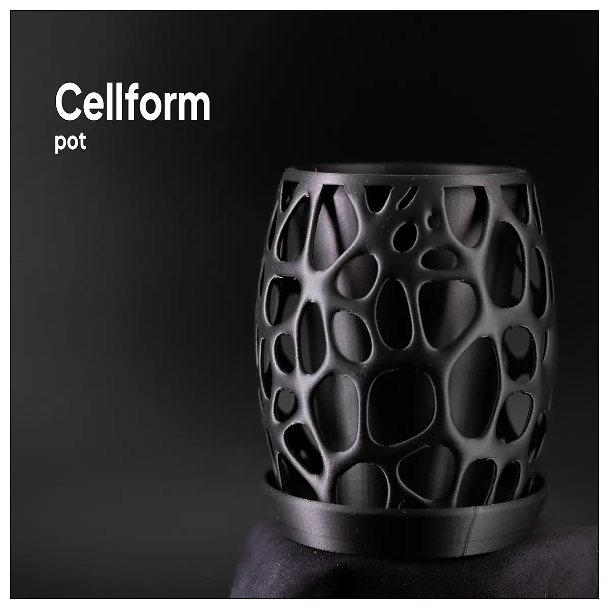 cellvoronoi geometric planter modern ceramic pot succulent terrarium indoor outdoor garden decor
