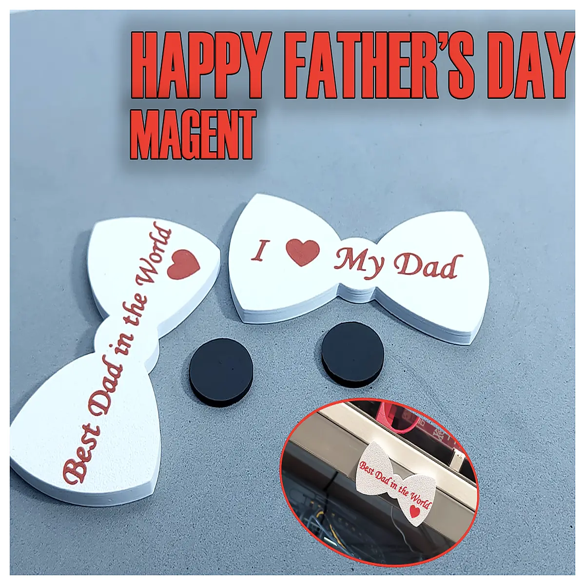 fathers day bow tie dad magnetic clip on bowtie formal wedding party accessories