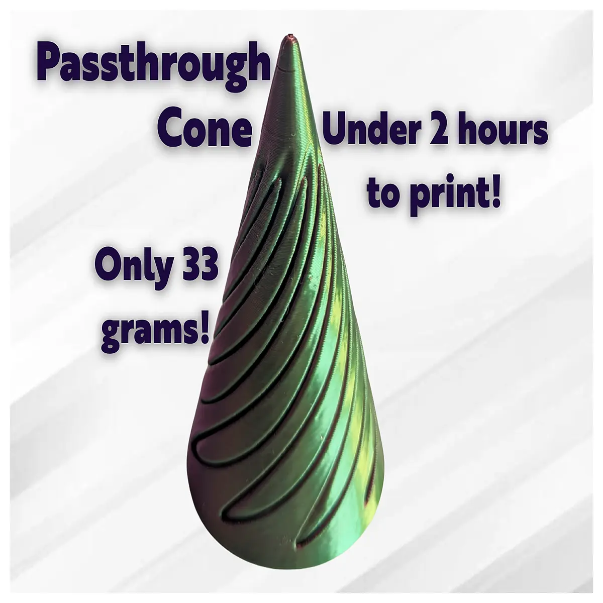 transparent cone stress relief toy fidget spinner sensory tool for anxiety relief and