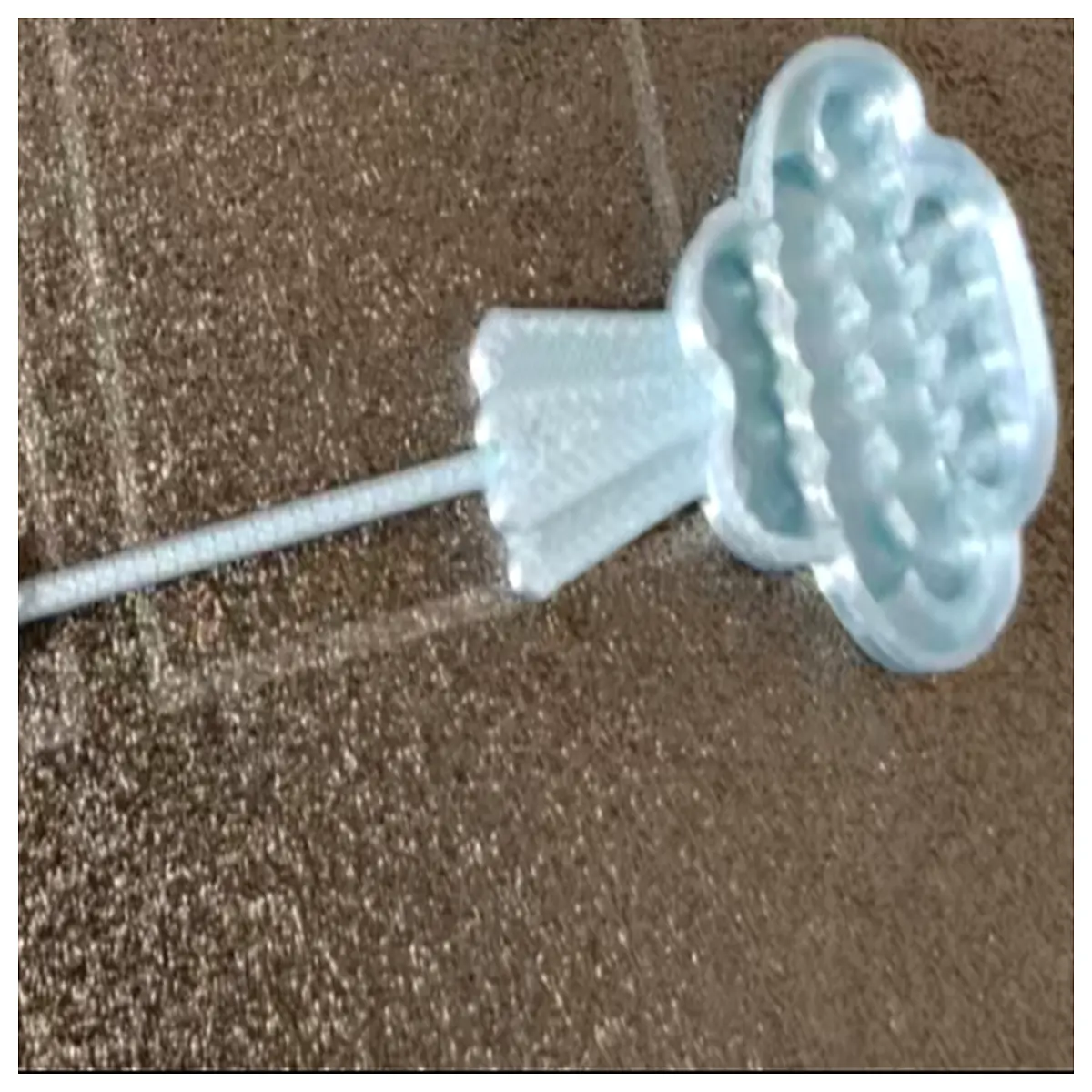 cloud shaped bean spoon rain day aesthetic cute plastic scoop for diy puzzle beads crafting tools