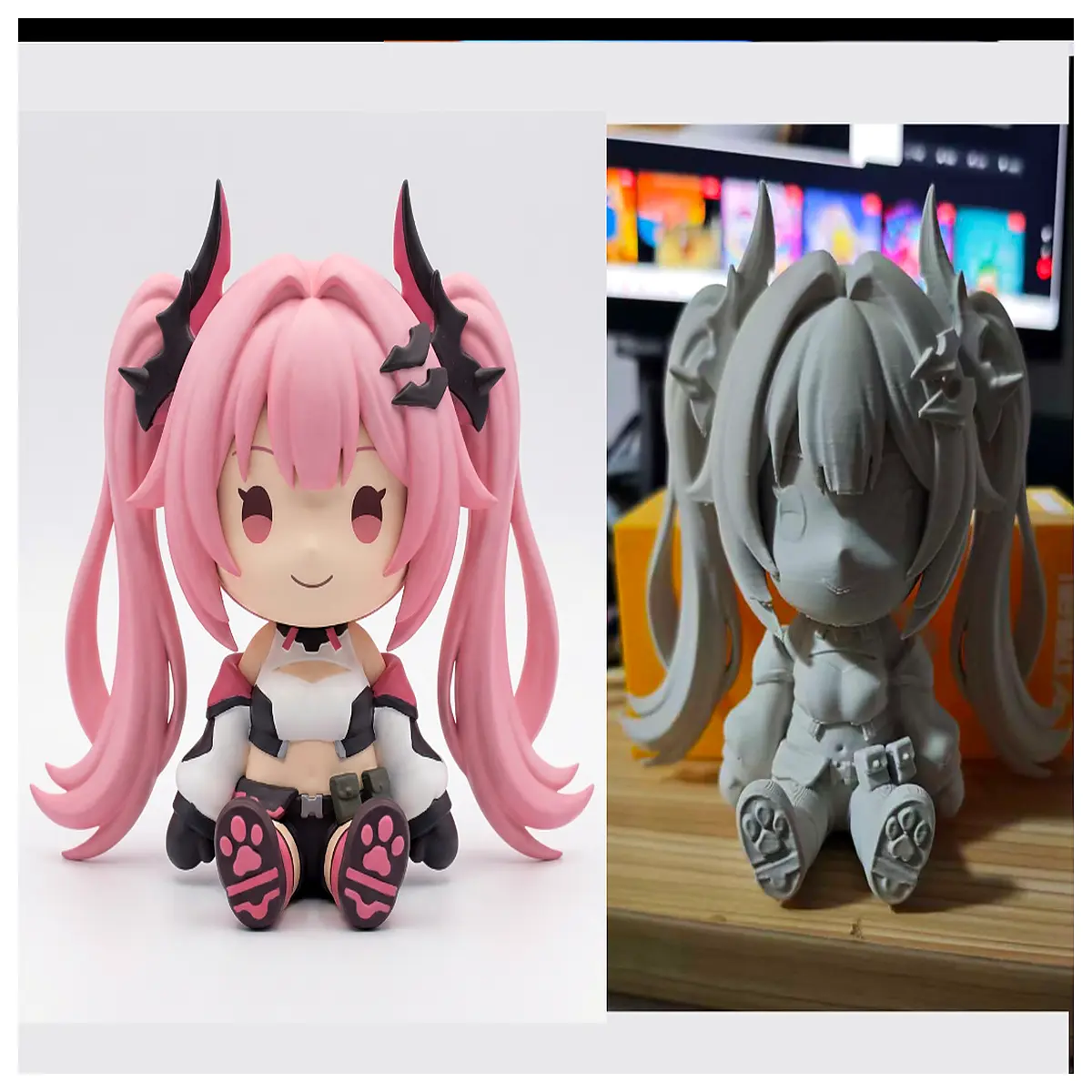 arknights endfield yvonne figure arknights endfield collectible yvone character statue anime action figure gacha game merchandise