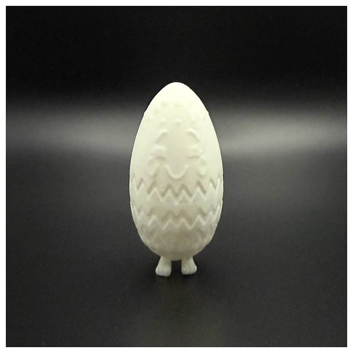 easter egg character smile decoration holiday table centerpiece funny resin figurine spring party decor