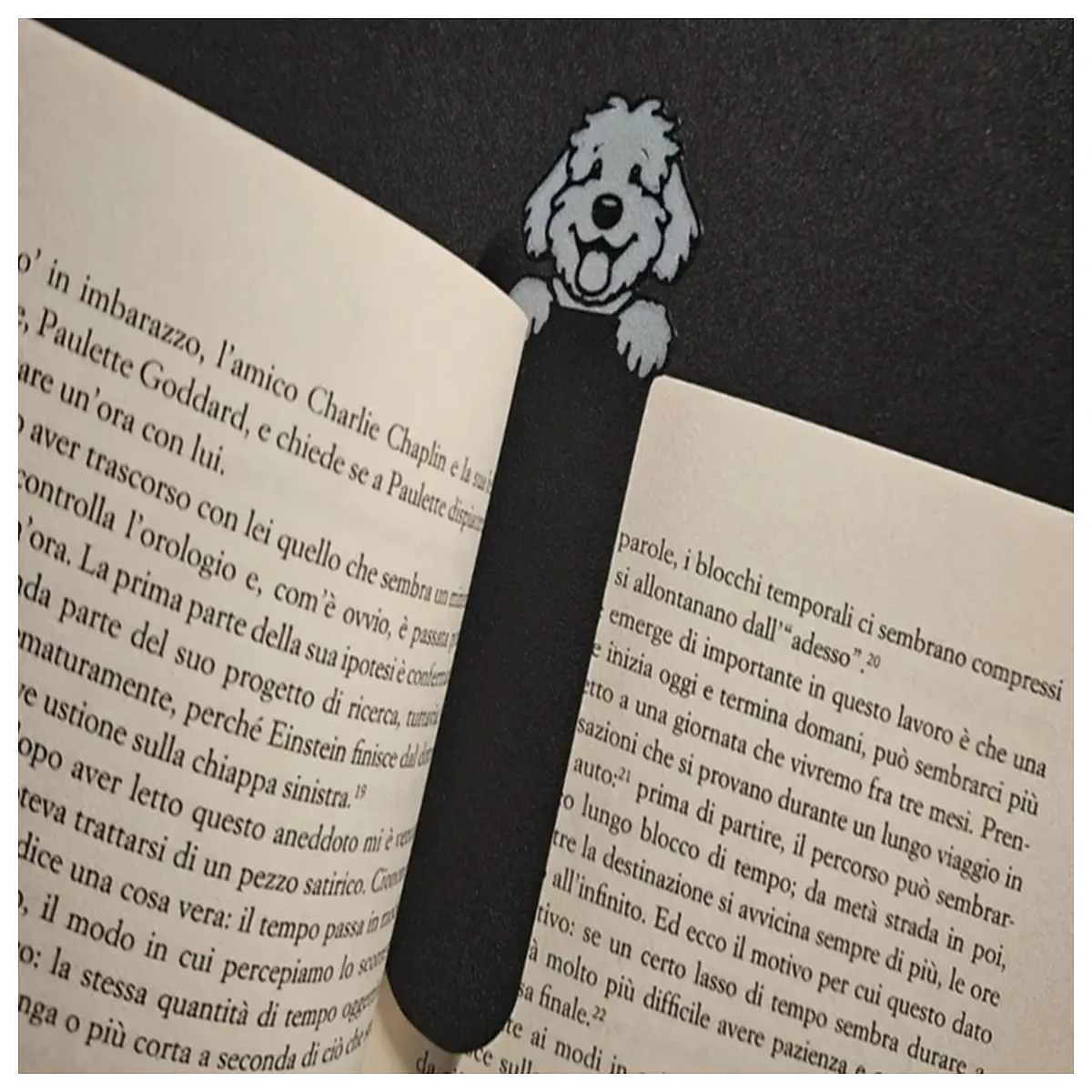 poodle dog lover bookmark bookworms reading accessories