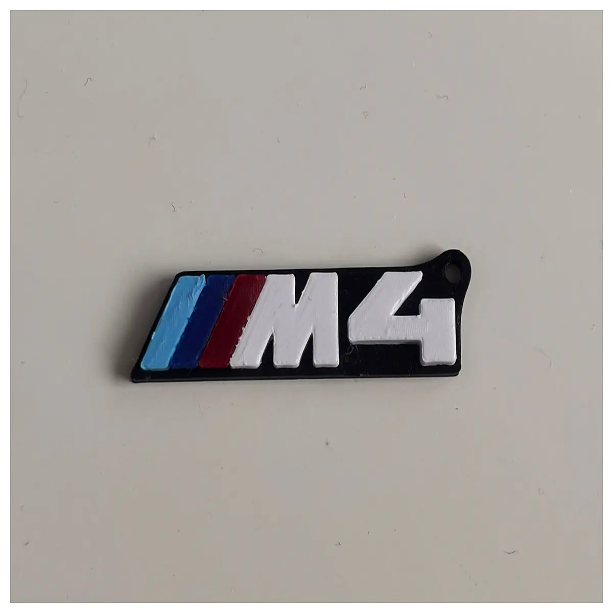 m4 keychain metal alloy car pendant auto accessory men