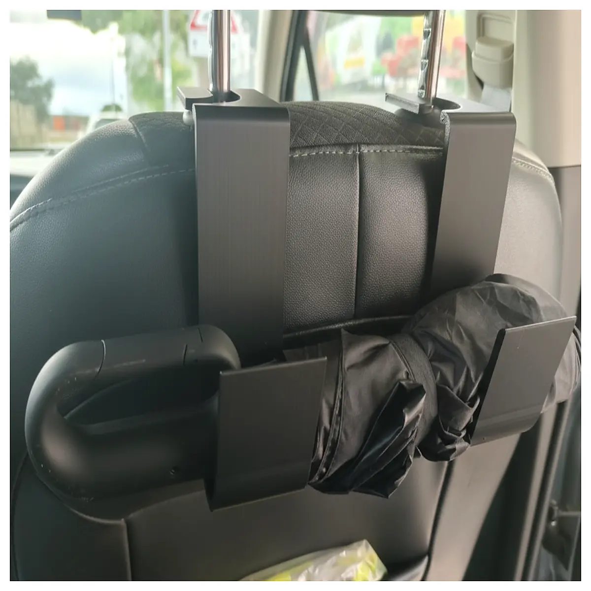car headrest hook for umbrella bag purse organizer clip hanger trunk storage