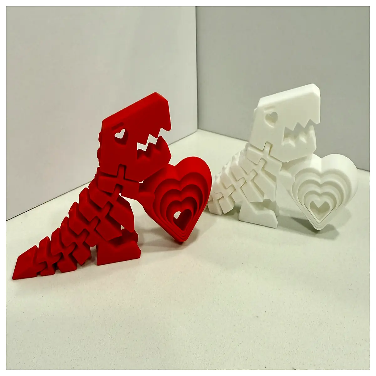 movable t rex dinosaur stress relief toy valentines day squeeze fidget anti anxiety kids adults