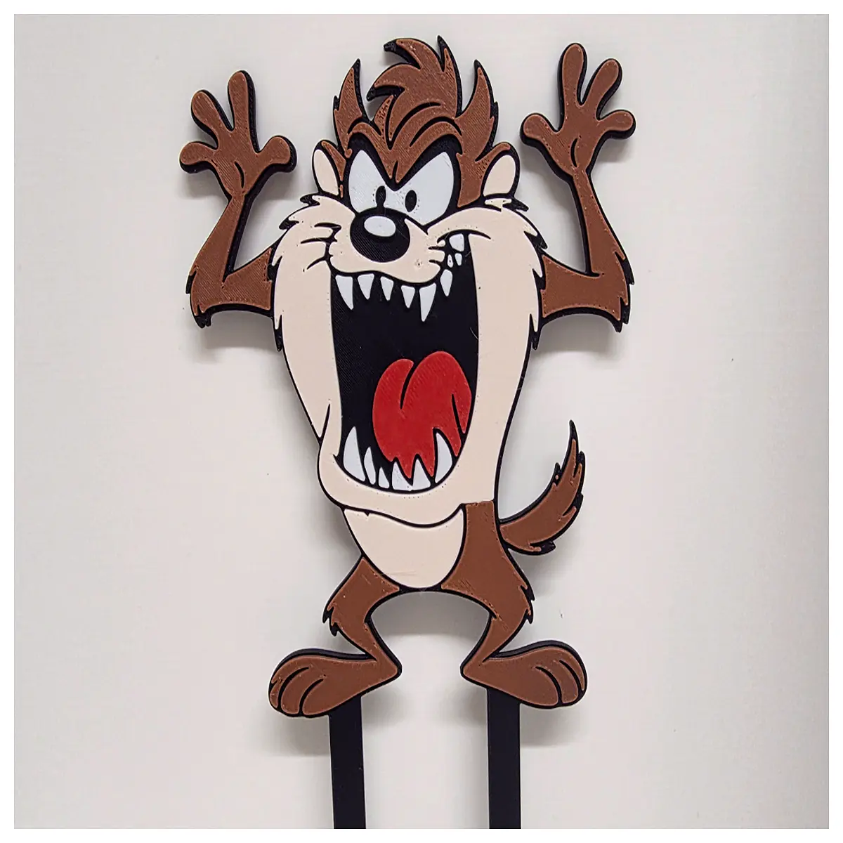 tassie devil cake topper for birthday party spooky tasmanian demon fondant decoration cute scary animal cupcake pick halloween dessert table props