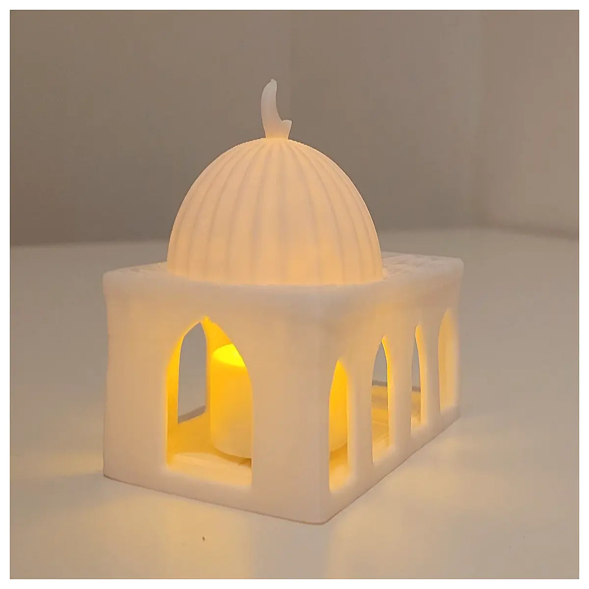 mosque candle holder islamic home decor brass metal for prayer room
