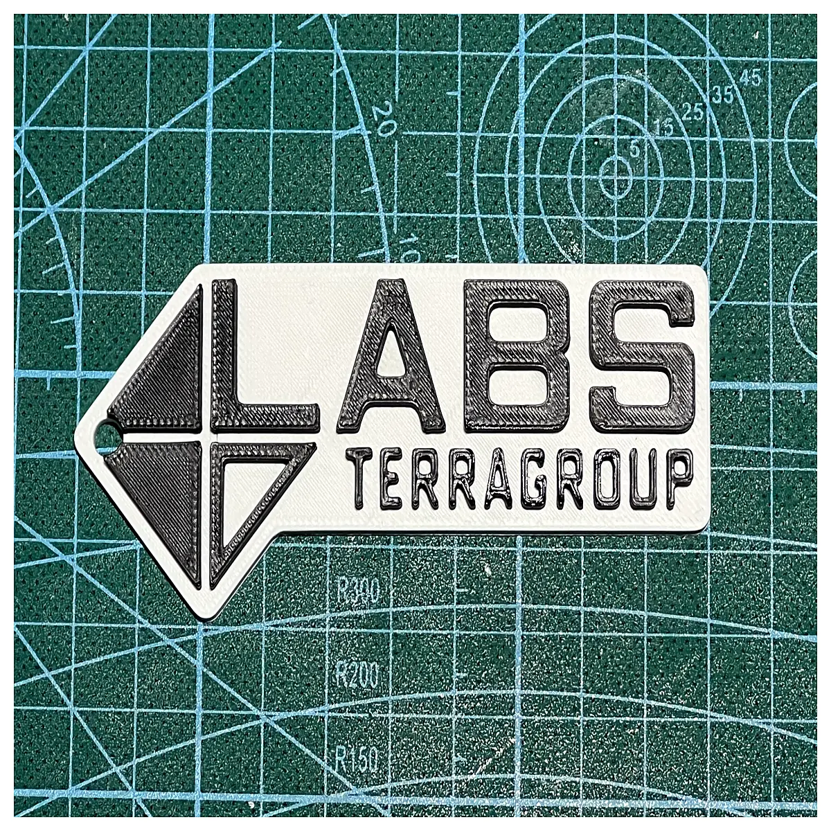 escape from tarkov lab keychain metal pendant for backpack tactical gear cosplay prop