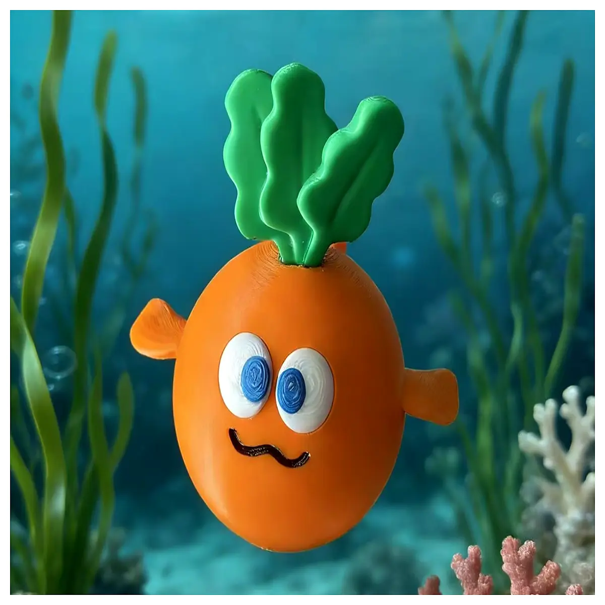 cute cartoon fish figurine for desk kawaii boba tea character statue resin home decor ornament playful animal toy gift