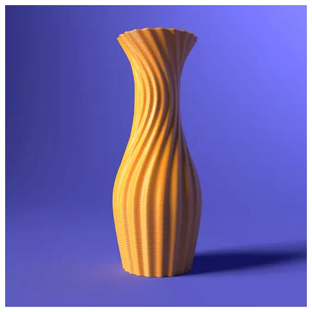 modern twisted glass vase for dried flowers sculptural home decor accent piece spiral stem container for living room mantel or office desk