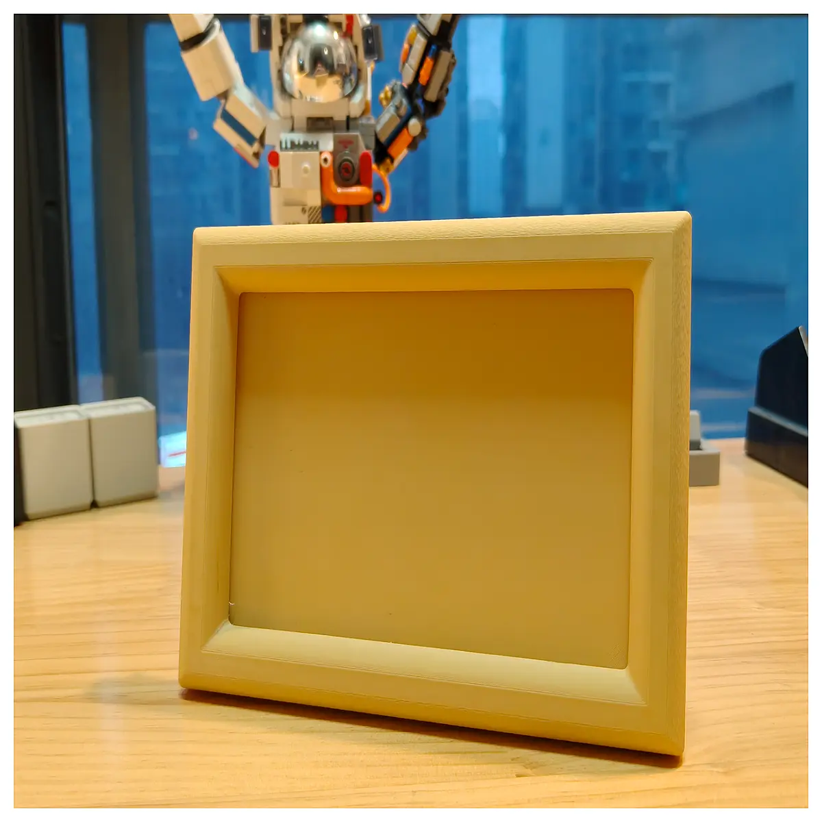 minimalist 6 inch photo frame black white modern desk small picture holder