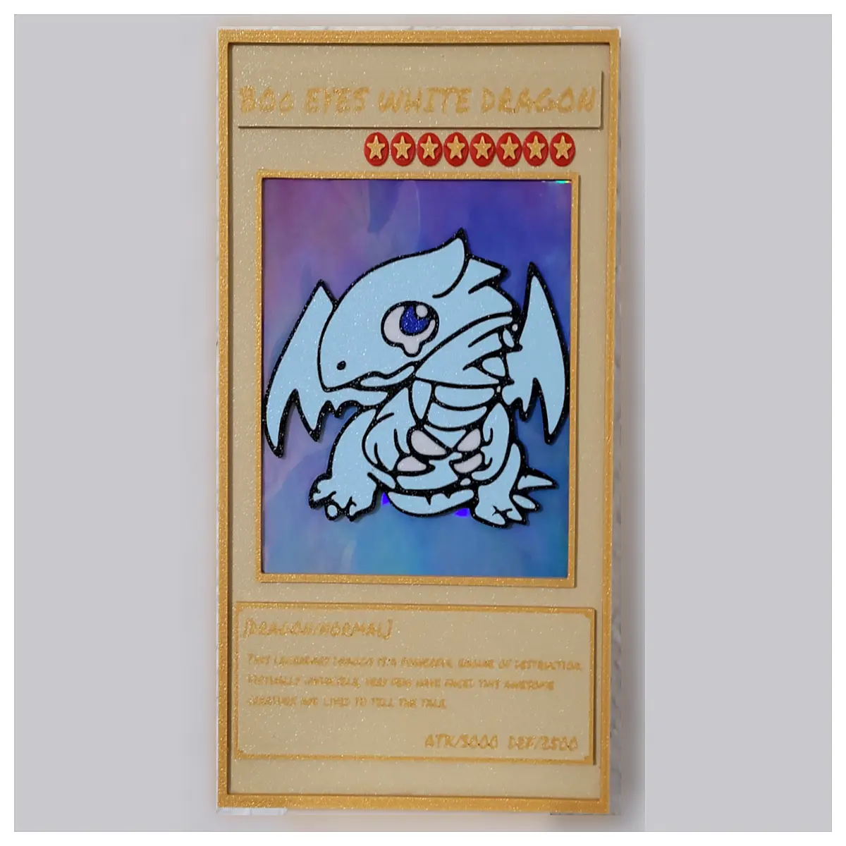 yu gi oh blue eyes white dragon oversized playmat poster wall art anime decor gaming room aesthetic