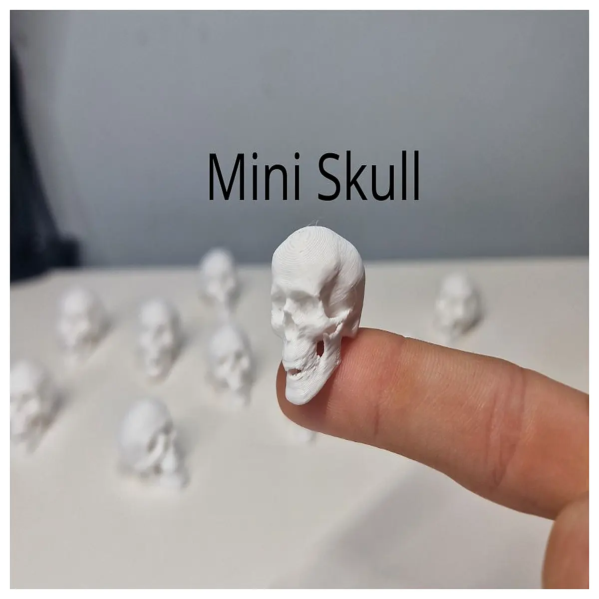 mini skull head keychain pendant punk rock gothic jewelry accessory for bag