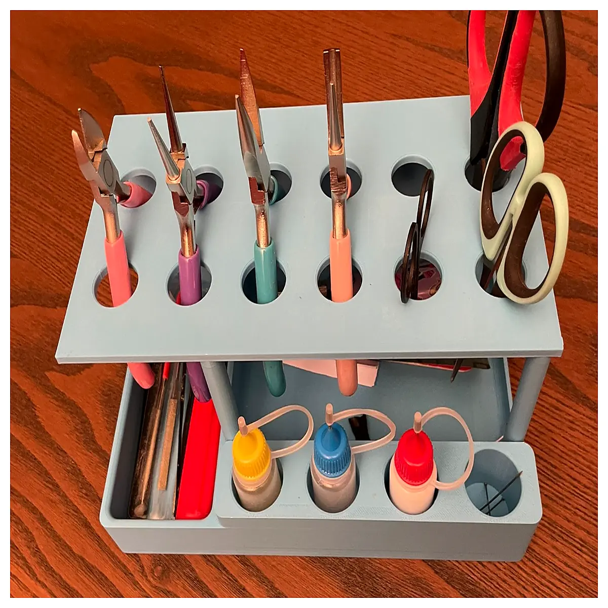 craft tool organizer box for miniatures diy hobby storage