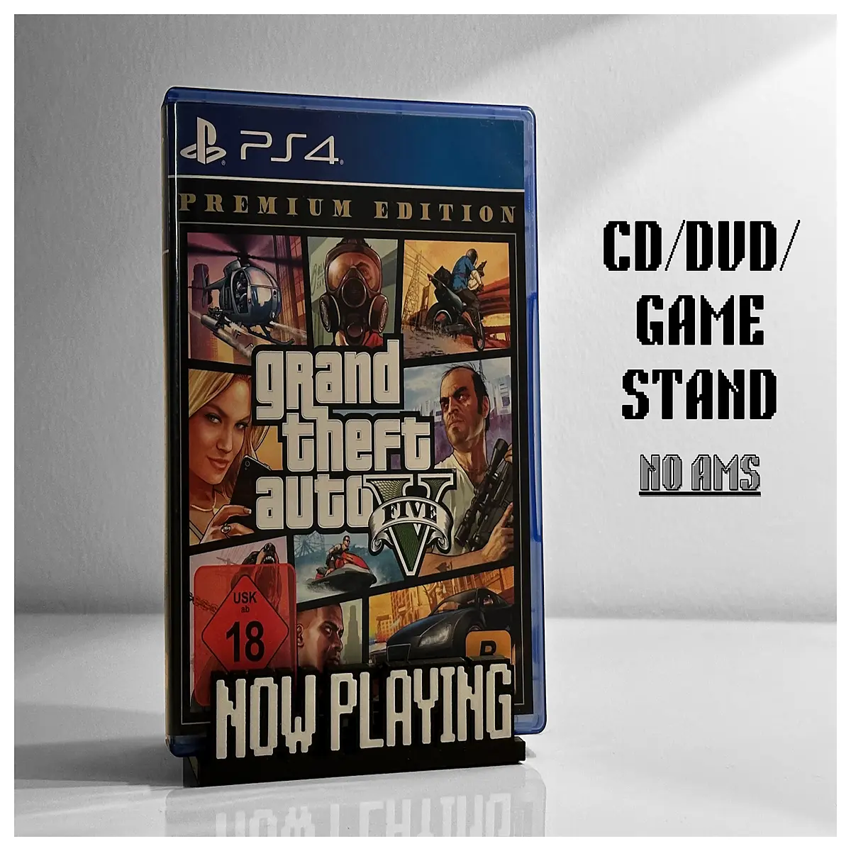 ps4 dvd game holder vertical dock for disc storage case organizer