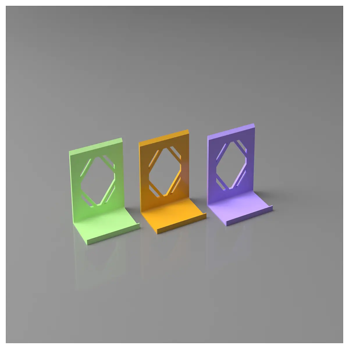 duty metal l shaped bookends for shelves anti slip rubber feet office desk organizers modern geometric home decor storage